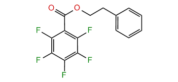 2-Phenylethyl pentafluorobenzoate